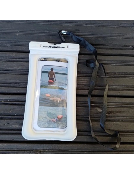 Custodia impermeabile e galleggiante per il telefono