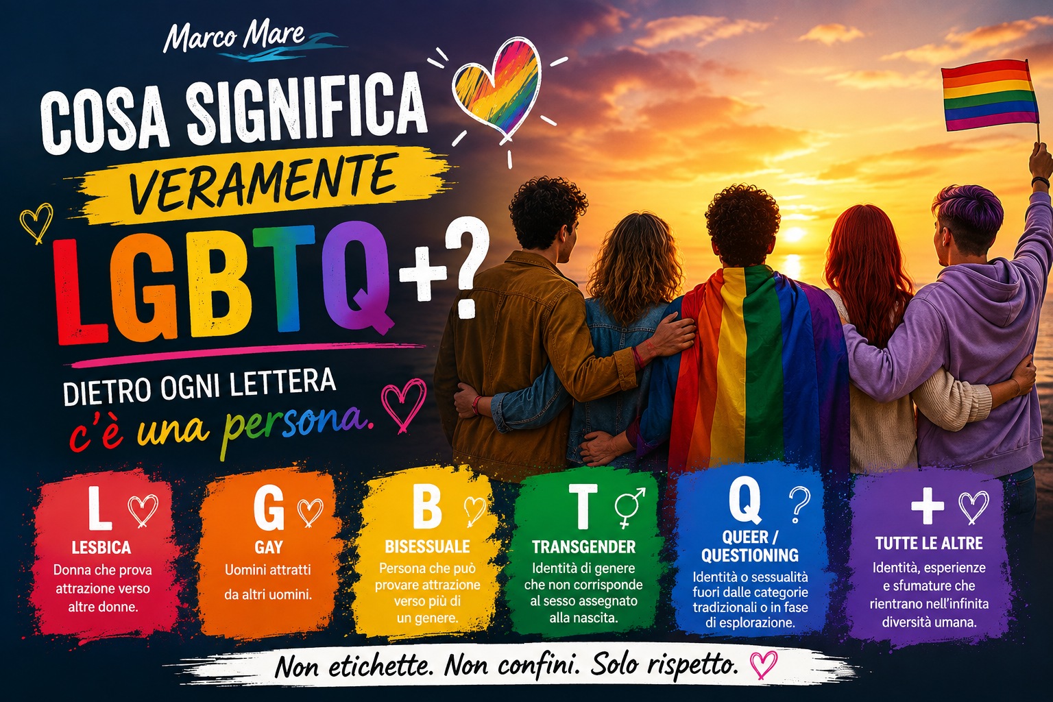 Cosa significa veramente essere LGBTQ+?