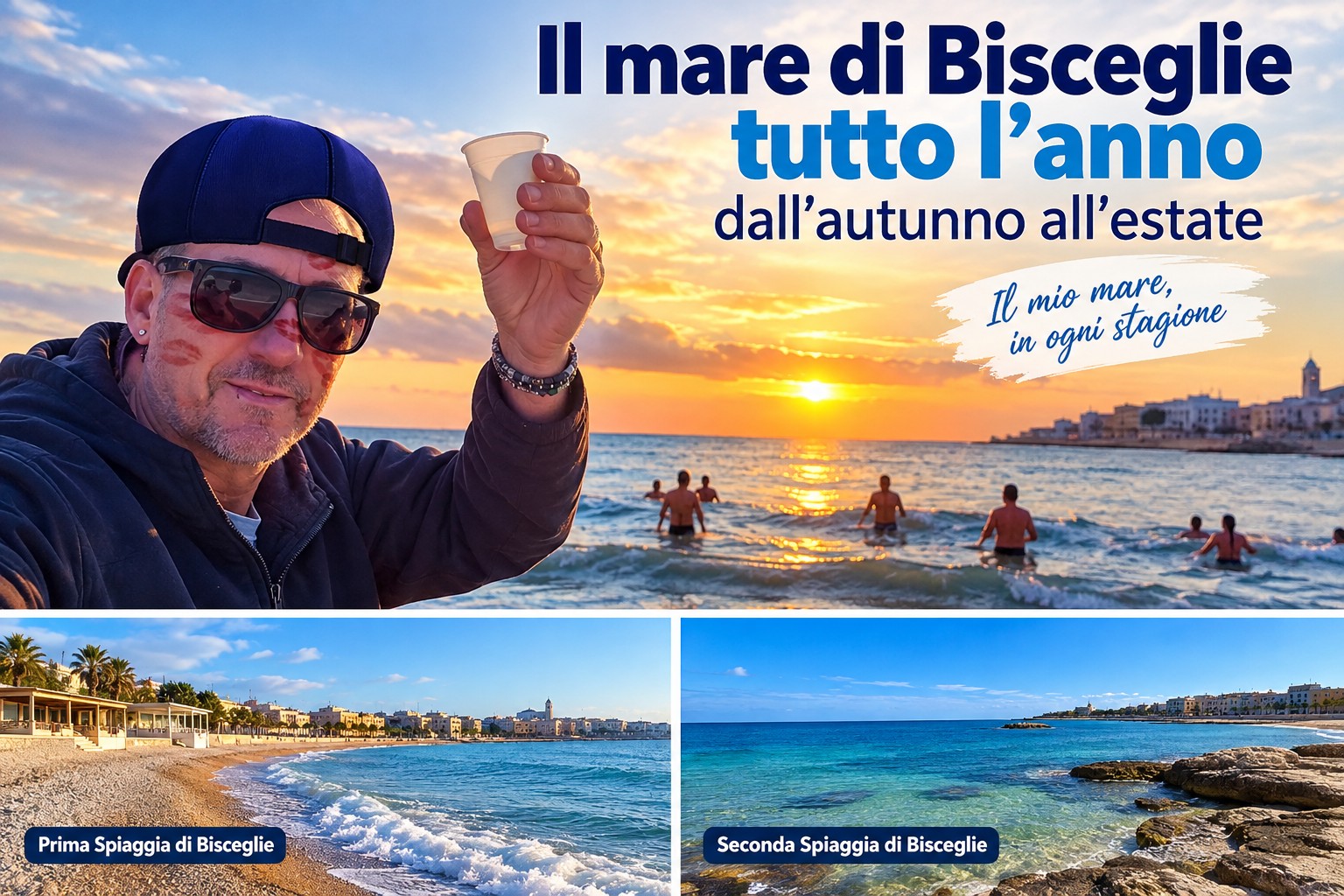 Il mare di Bisceglie tutto l'anno: dall'autunno all'estate